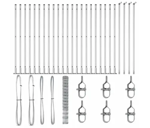 Ganyklų Tvora Sidabro 50 X 1.6 M Galvanizuotas Plienas