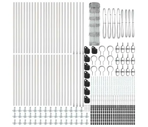 Aiapost Galvaniseeritud 100 X 0,8 M Teras