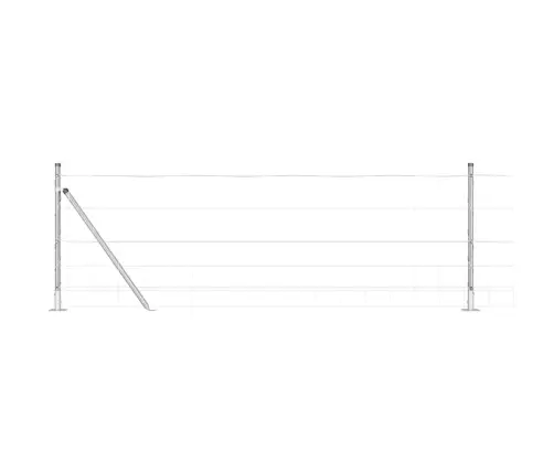 Aiapost Galvaniseeritud 100 X 0,8 M Teras