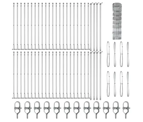 Aiapost Galvaniseeritud 100 X 0,8 M Teras