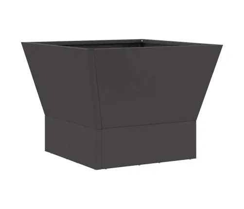 Uguns Bedre Kvadrātveida Melna 40X40X30 Cm Tērauds Vidaxl