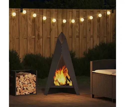 Laužavietė Juoda 58 X 40 X 100 Cm Plienas