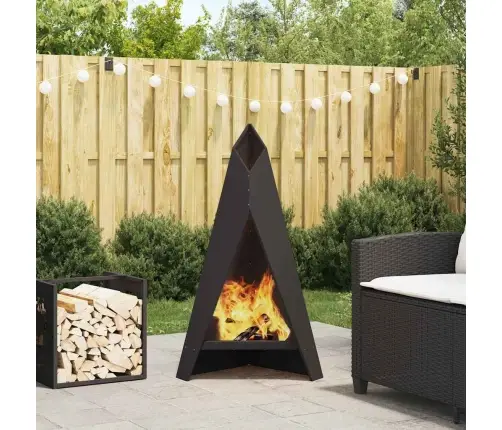 Laužavietė Juoda 58 X 40 X 100 Cm Plienas