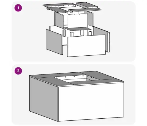 Kvadrātveida Ugunskura Katls Melns 60X60X30 Cm Tērauda Vidaxl