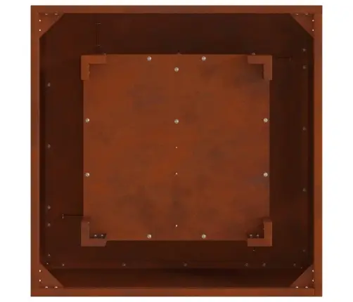 Uguns Bedre Kvadrātveida 60X60X30 Cm Laika Izturīgs Tērauds Vidaxl