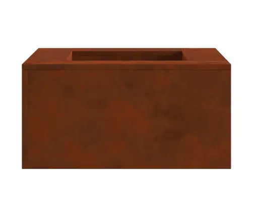 Uguns Bedre Kvadrātveida 60X60X30 Cm Laika Izturīgs Tērauds Vidaxl