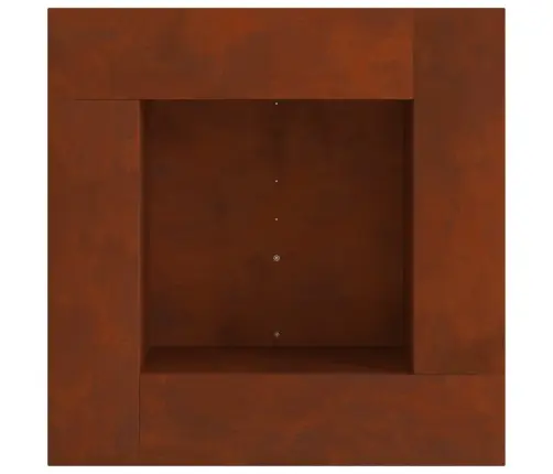 Uguns Bedre Kvadrātveida 60X60X30 Cm Laika Izturīgs Tērauds Vidaxl