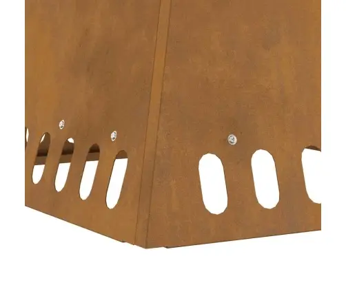 Uguns Bedre 48X48X40 Cm Laika Izturīga Tērauda Vidaxl