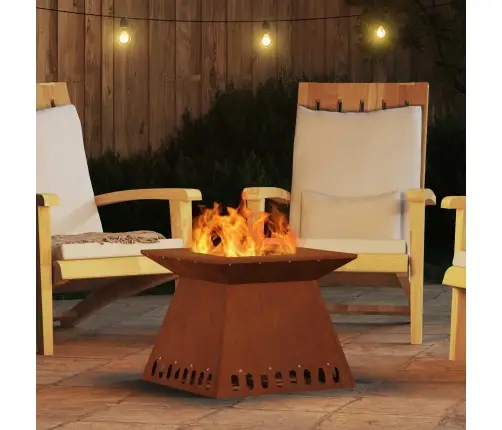 Uguns Bedre 48X48X40 Cm Laika Izturīga Tērauda Vidaxl