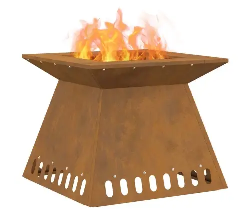 Uguns Bedre 48X48X40 Cm Laika Izturīga Tērauda Vidaxl