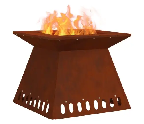 Uguns Bedre 48X48X40 Cm Laika Izturīga Tērauda Vidaxl