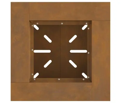 Uguns Bedre 48X48X40 Cm Laika Izturīga Tērauda Vidaxl