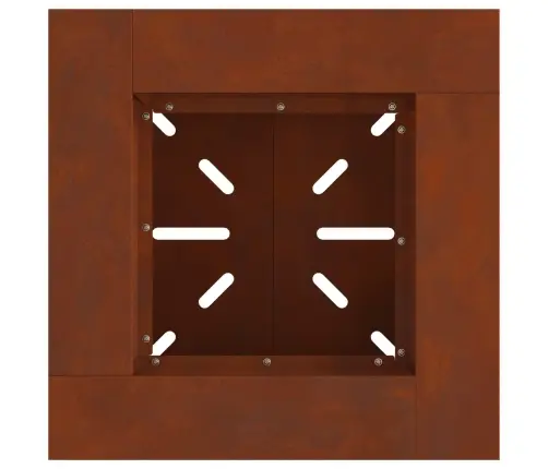 Uguns Bedre 48X48X40 Cm Laika Izturīga Tērauda Vidaxl