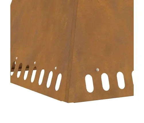 Lõkkekoht Pruun 60 X 60 X 50 Cm Kulunud Teras