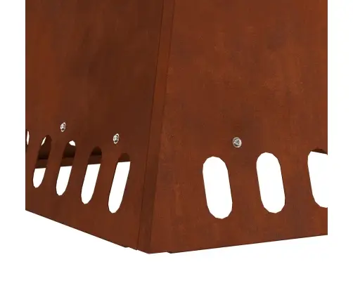 Uguns Bedre 60X60X50 Cm Novecinātā Tēraudā Vidaxl