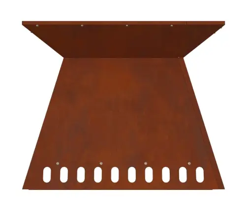 Uguns Bedre 60X60X50 Cm Novecinātā Tēraudā Vidaxl