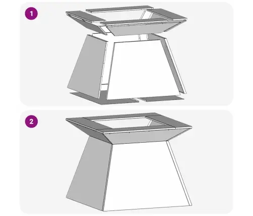 Lõkkekoht Pruun 60 X 60 X 50 Cm Kulunud Teras