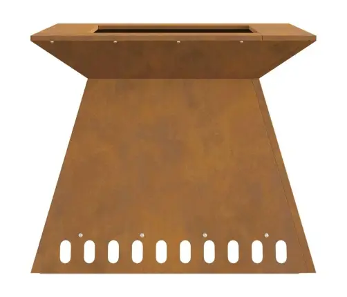 Lõkkekoht Pruun 60 X 60 X 50 Cm Kulunud Teras