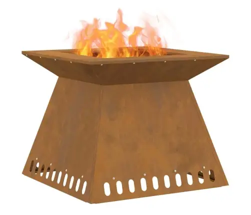 Lõkkekoht Pruun 60 X 60 X 50 Cm Kulunud Teras