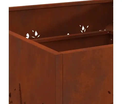 Uguns Bedre Kvadrātveida 60X60X30 Cm Laika Izturīgs Tērauds Vidaxl