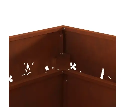 Uguns Bedre Kvadrātveida 60X60X30 Cm Laika Izturīgs Tērauds Vidaxl