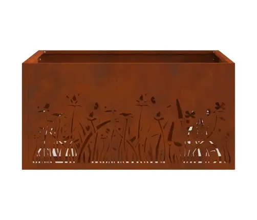 Uguns Bedre Kvadrātveida 60X60X30 Cm Laika Izturīgs Tērauds Vidaxl