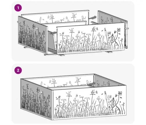 Uguns Bedre Kvadrātveida 80X80X30 Cm Laika Izturīgs Tērauds Vidaxl