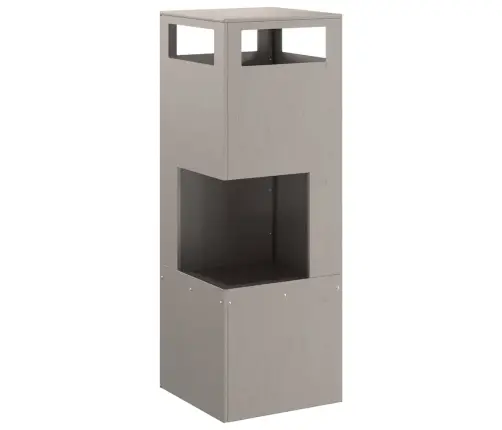 Lõkkekoht Pruun 35 X 35 X 100 Cm Teras