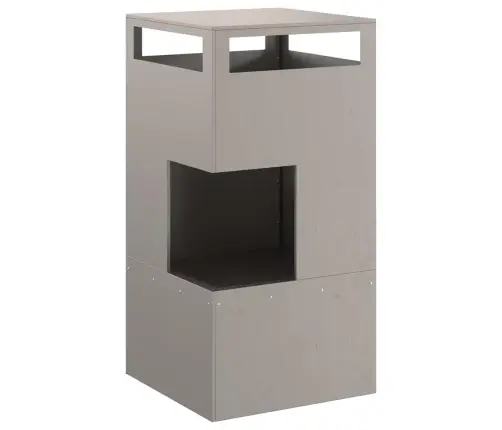Uguns Bedre 50X50X100 Cm Laika Izturīga Tērauda Vidaxl