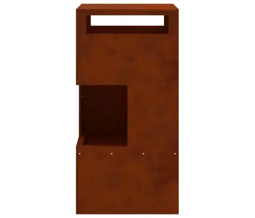 Uguns Bedre 50X50X100 Cm Laika Izturīga Tērauda Vidaxl