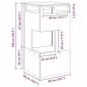 Uguns Bedre 50X50X100 Cm Laika Izturīga Tērauda Vidaxl