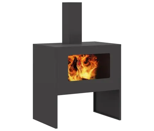 Laužavietė Juoda 60 X 40 X 96 Cm Plienas