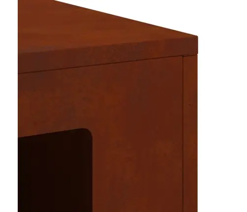 Ugunskurs Ar Skursteni 60X40X96 Cm Laika Izturīgs Tērauds Vidaxl