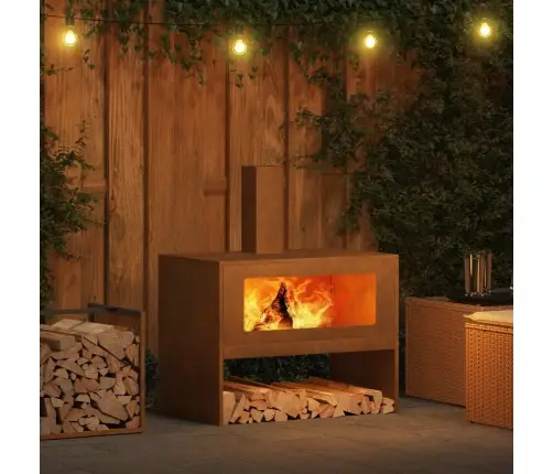 Lõkkekoht Pruun 80 X 50 X 96 Cm Kulunud Teras