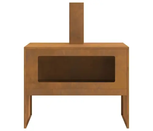 Lõkkekoht Pruun 80 X 50 X 96 Cm Kulunud Teras