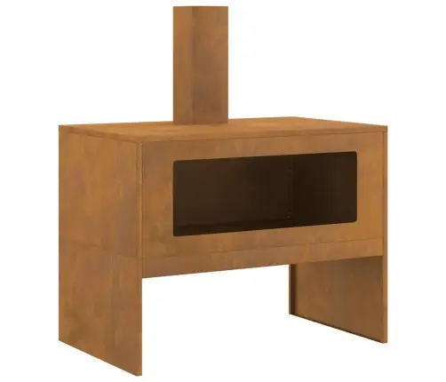 Lõkkekoht Pruun 80 X 50 X 96 Cm Kulunud Teras