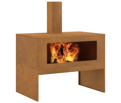 Lõkkekoht Pruun 80 X 50 X 96 Cm Kulunud Teras