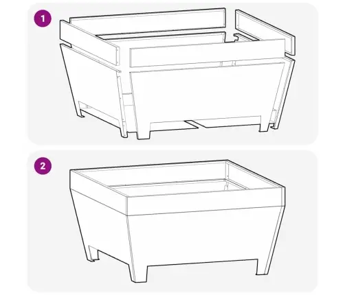 Uguns Bedre Kvadrātveida 80X80X43 Cm Laika Izturīgs Tērauds Vidaxl