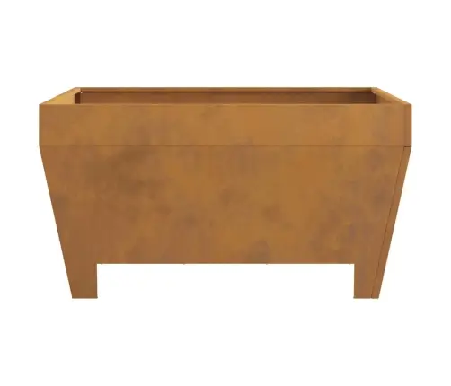 Uguns Bedre Kvadrātveida 80X80X43 Cm Laika Izturīgs Tērauds Vidaxl