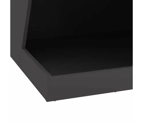 Uguns Bedre Ar Malkas Glabāšanu - Melns 50 X 50 X 100 Cm - Tērauds Vidaxl