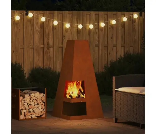 Laužavietė Ruda 50 X 50 X 100 Cm Plienas