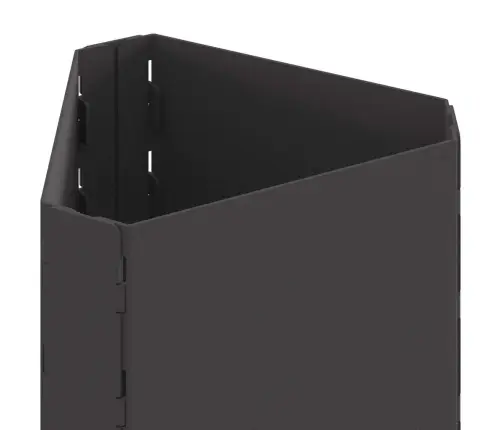 Ugunskura Bedre Ar Kamīnu Melna 50X43X52 Cm Tērauds Vidaxl