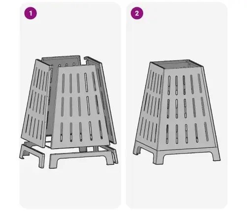 Laužavietė Juoda 50 X 50 X 70 Cm Šaltai Valcuotas Plienas
