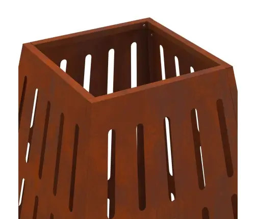 Uguns Bedre Kvadrāts 50X50X70 Cm Laika Izturīgs Tērauds Vidaxl