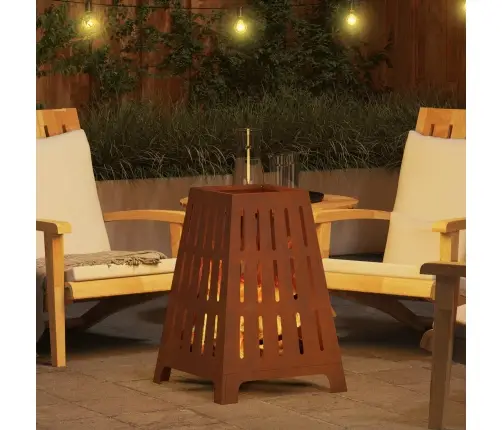 Uguns Bedre Kvadrāts 50X50X70 Cm Laika Izturīgs Tērauds Vidaxl