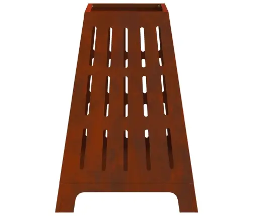 Uguns Bedre Kvadrāts 50X50X70 Cm Laika Izturīgs Tērauds Vidaxl