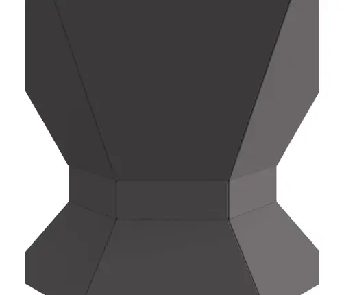 Laužavietė Juoda 50 X 50 X 40 Cm Plienas