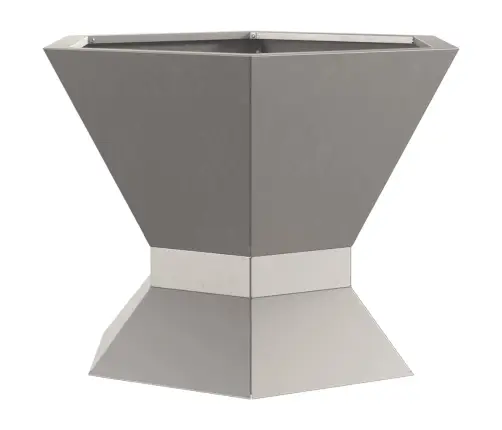 Uguns Bedre Sešstūra 50X50X40 Cm Laika Izturīgs Tērauds Vidaxl