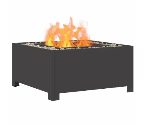 Lõkkekoht Must 60 X 60 X 30 Cm Teras