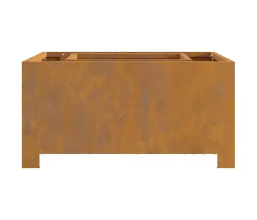 Ugunsgrēks Kvadrātveida 60X60X30 Cm Izturīgais Tērauds Vidaxl